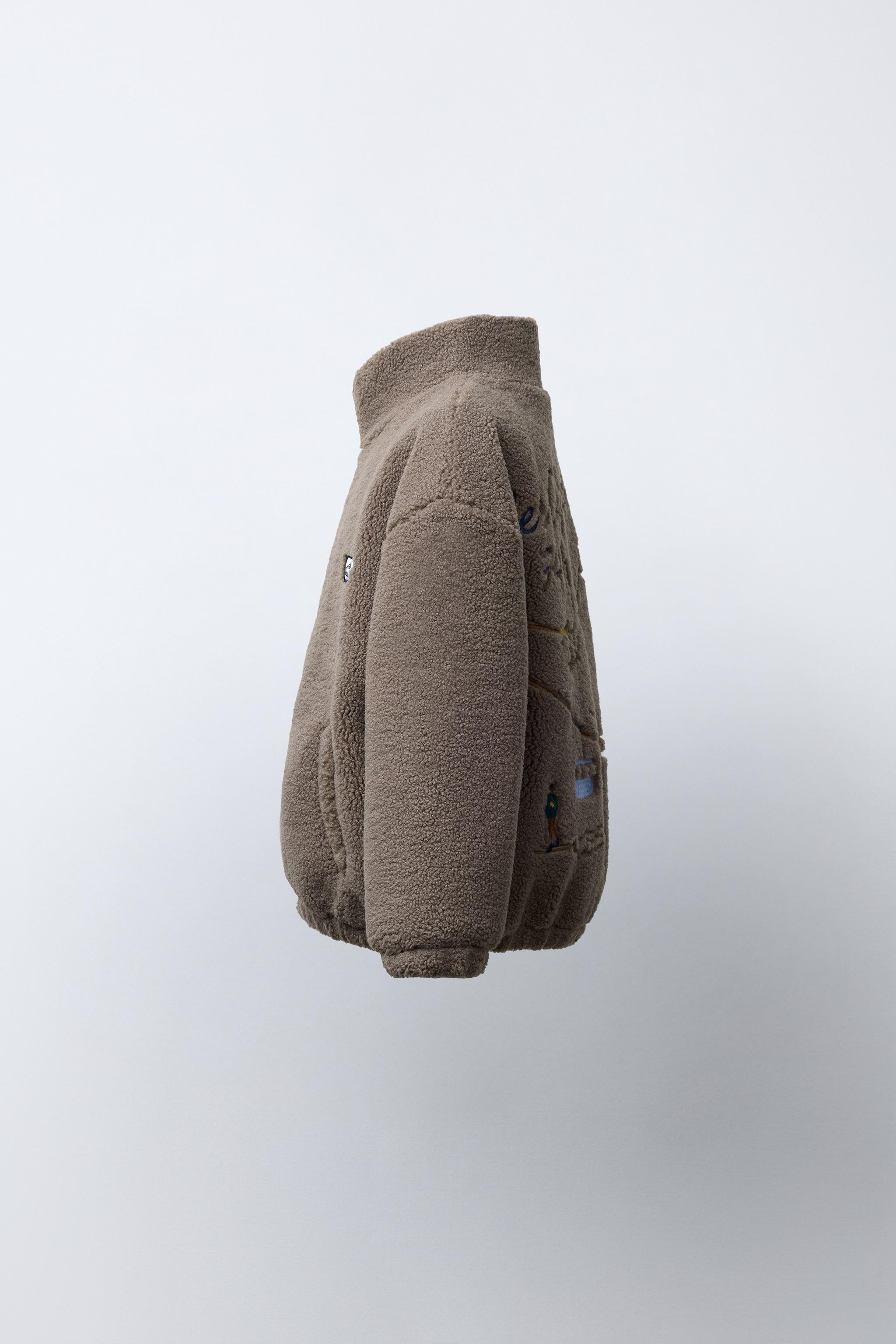 EMBROIDERED FLEECE JACKET